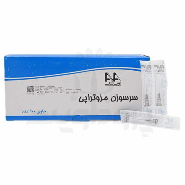 سر سوزن مزوتراپی 12*27 آوا