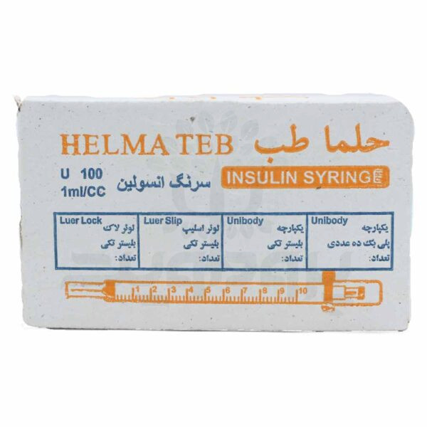 سرنگ انسولین 1 میل لوئرلاک