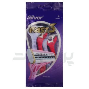 خودتراش سیلور مدل Fast 3 بسته 4 عددی