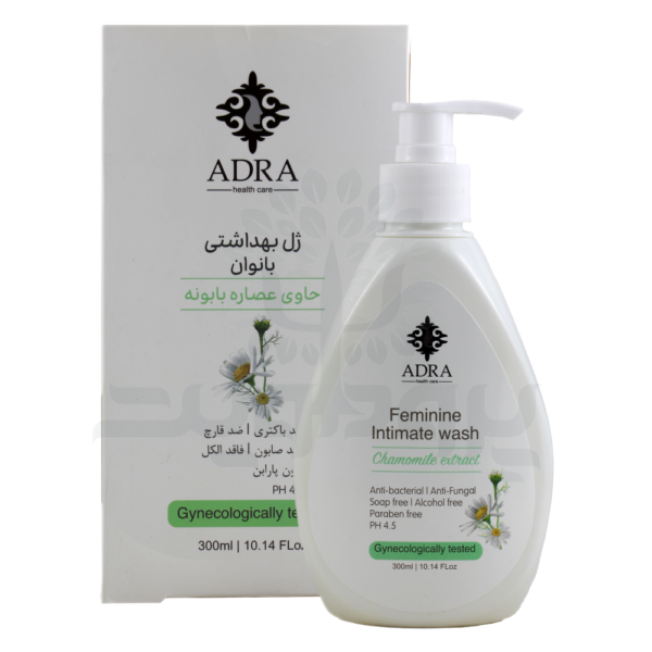 ژل بهداشتی پمپی بانوان آدرا
