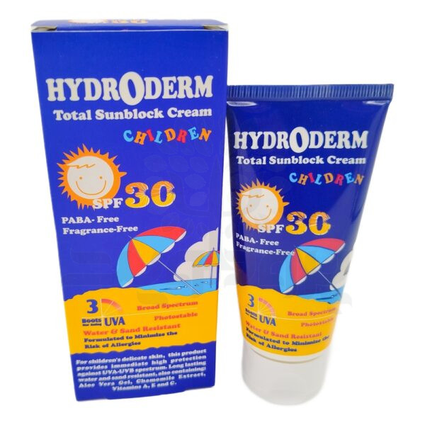 کرم ضد آفتاب کودکان هیدرودرم SPF30