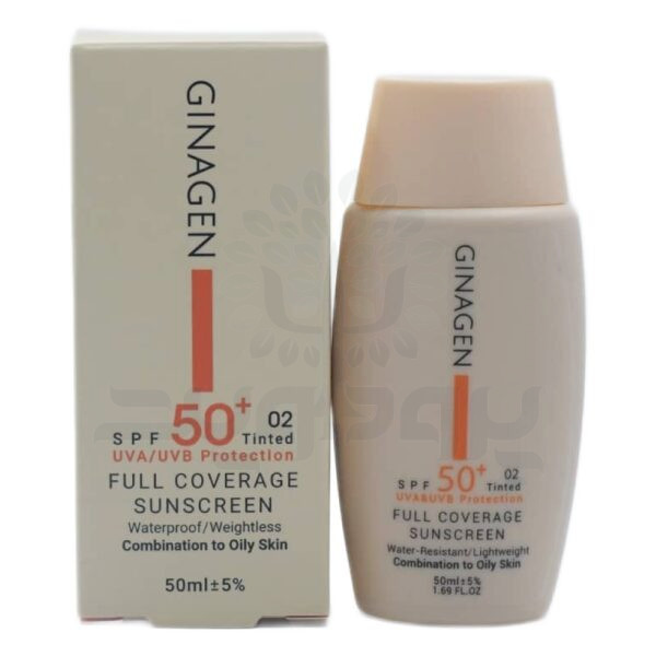 کرم ضد آفتاب رنگی ژیناژن SPF50