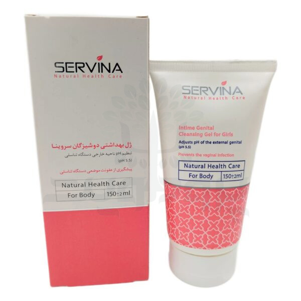 ژل بهداشتی دوشیزگان سروینا