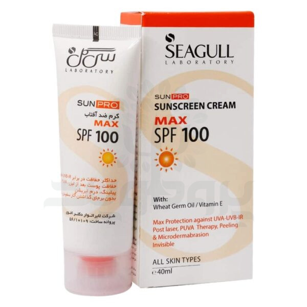 کرم ضد‌ آفتاب بی رنگ سی گل SPF100