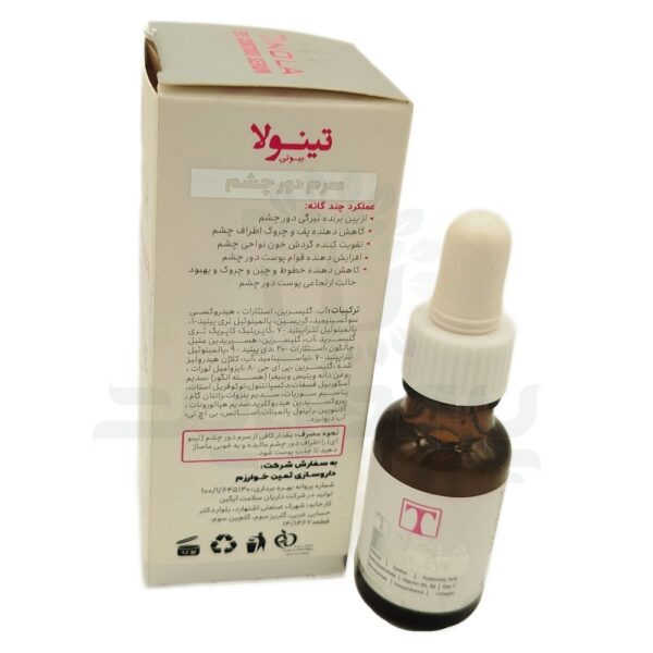 سرم دور چشم تینولا